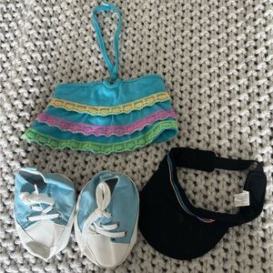 Colorful Doll Outfit with Accessories DQ hat